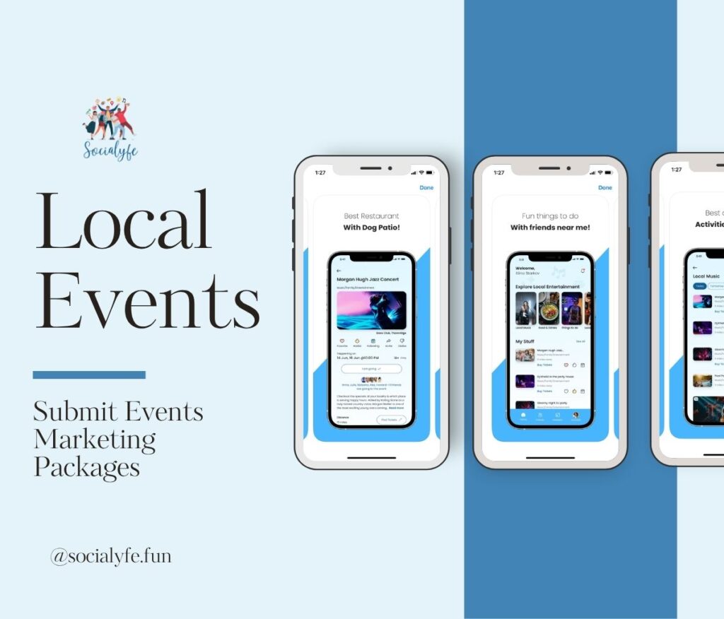 SOCIALYFE THE EVENT APP - SUBMIT EVENT INFO CALENDAR SITE